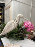 13' WOOD STANDING SEABIRD ON BASE