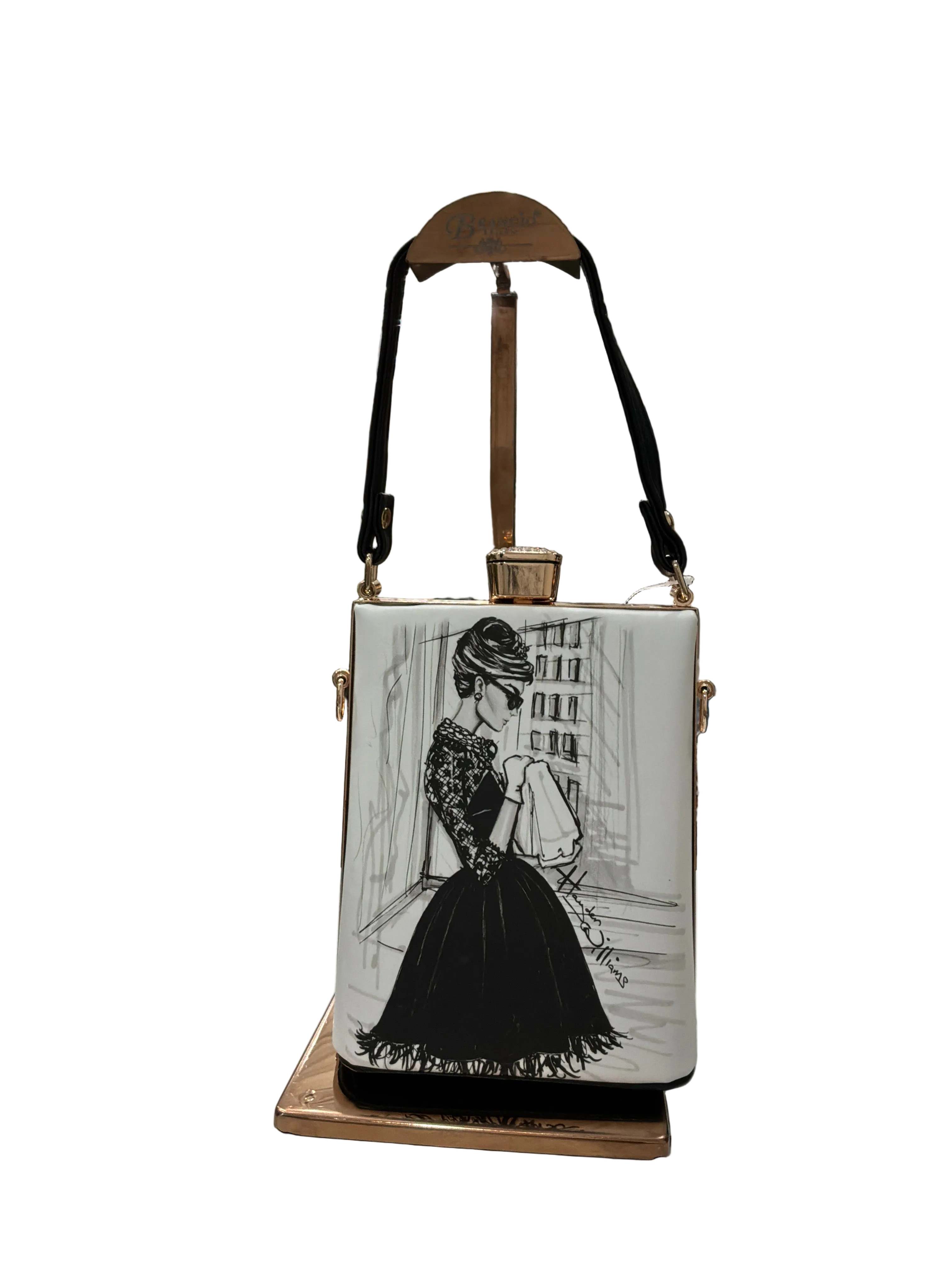 NTT VINTAGE PURSE WITH WOMEN/BUILDING