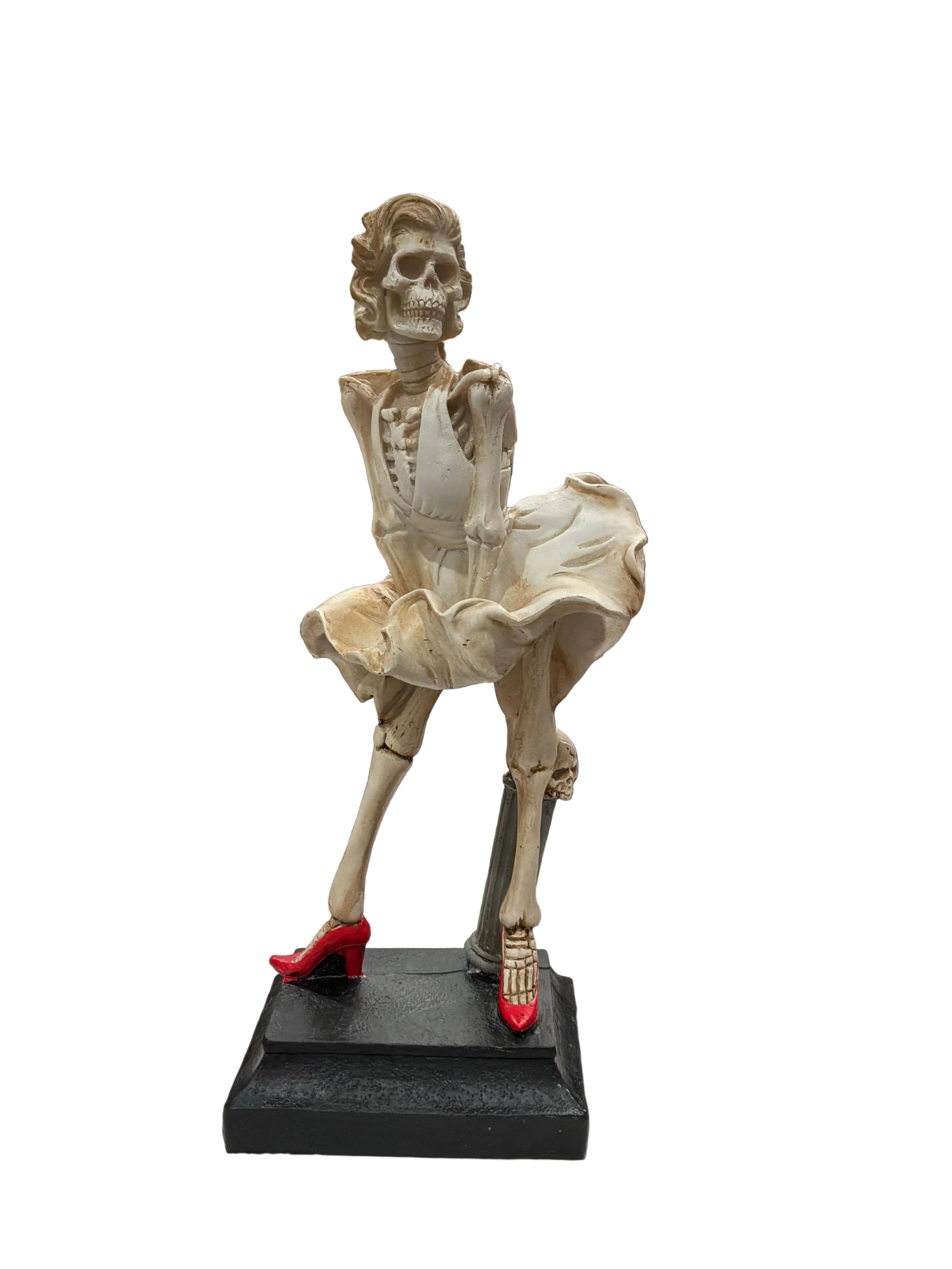 NOVOGRATZ MARILYN MONROE SKELETON FIGURINE