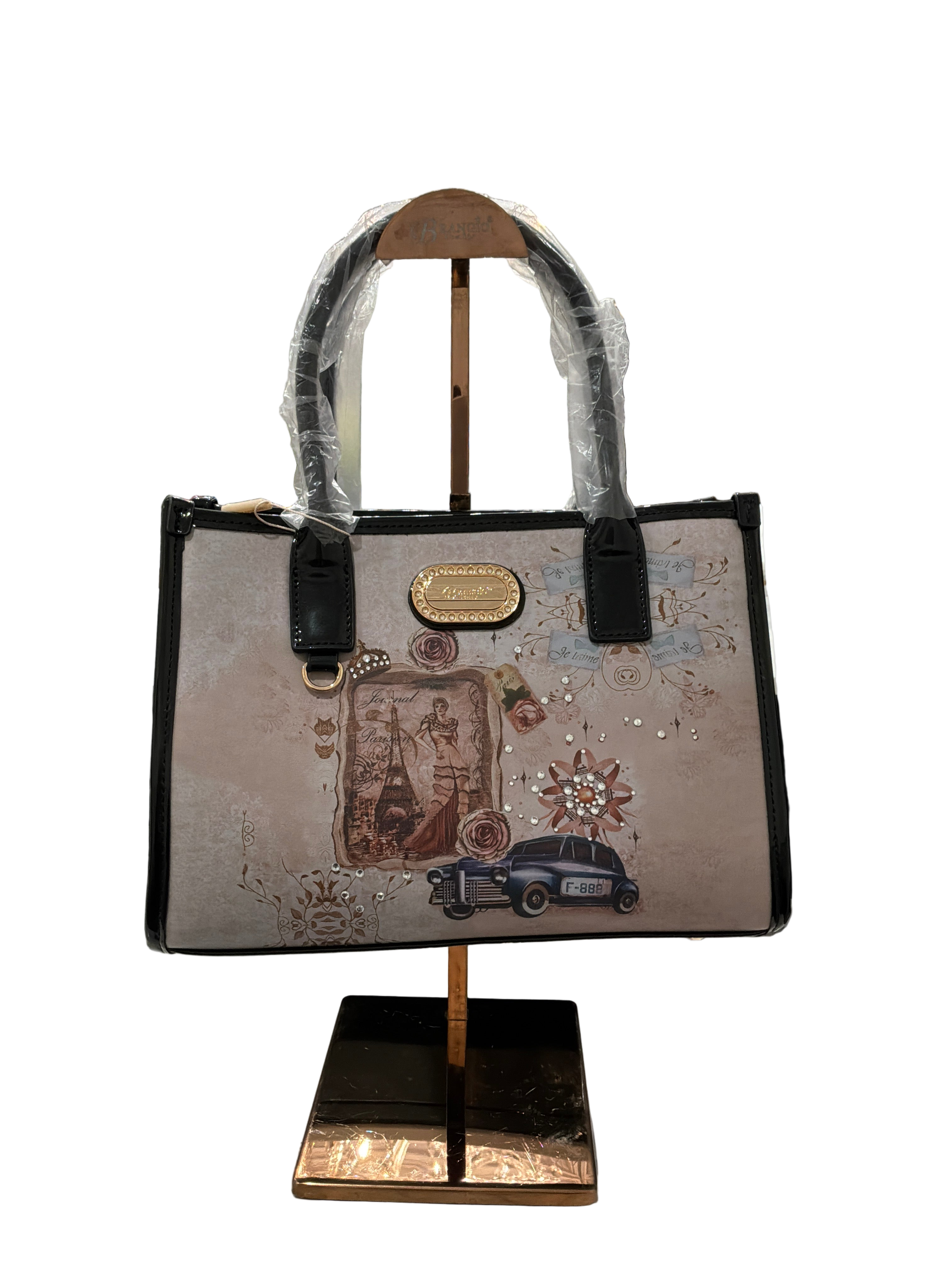 BRANGIO QUEEN AORSA BLACK HANDBAG