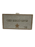 NTT SQ BLING SILVER GOLD CB PURSE