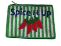 SPICE IT UP CHILI PEPPER BEADED COIN POUCH