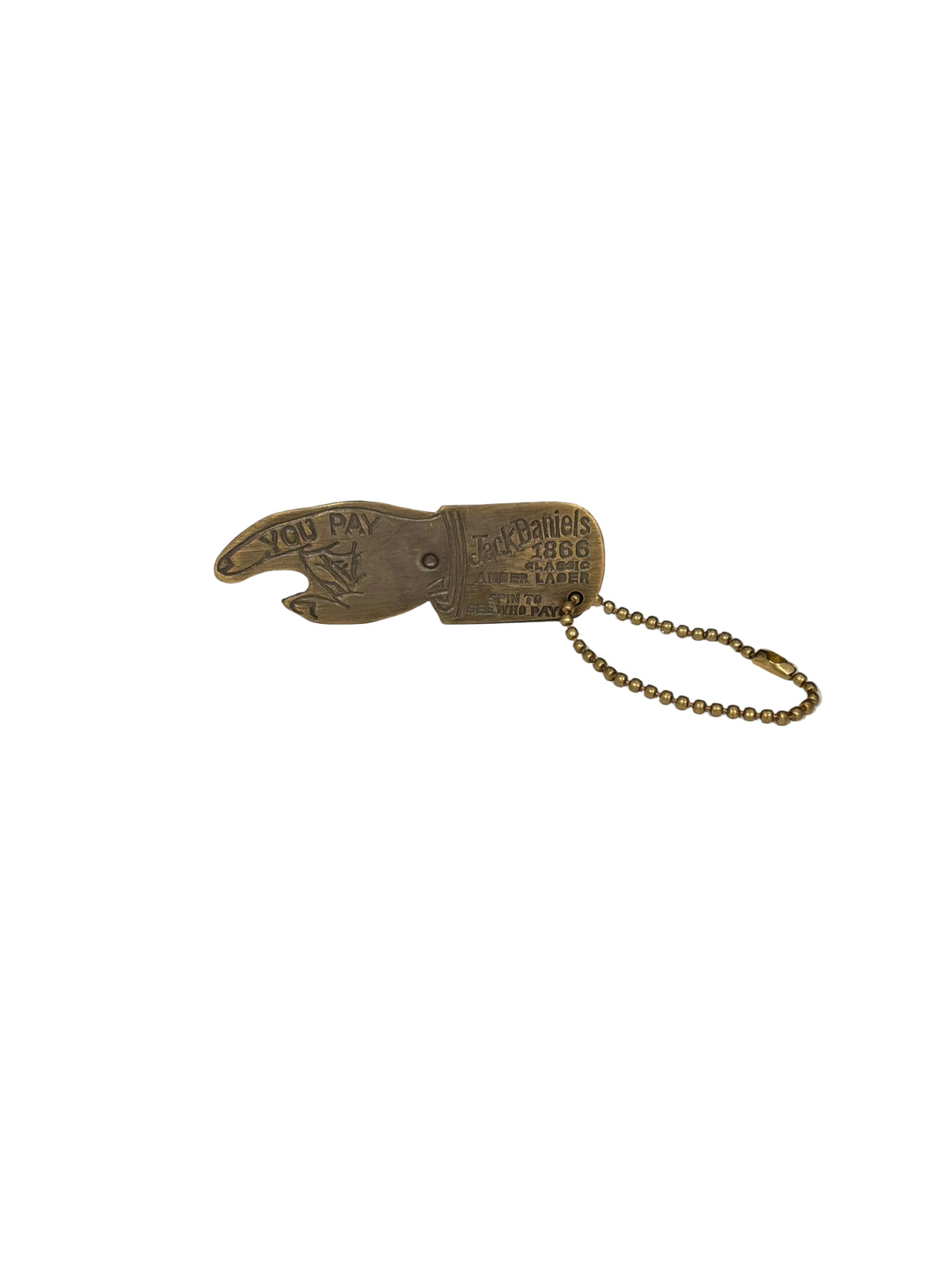 JACK DANIEL SPINNER & BOTTLE OPENER