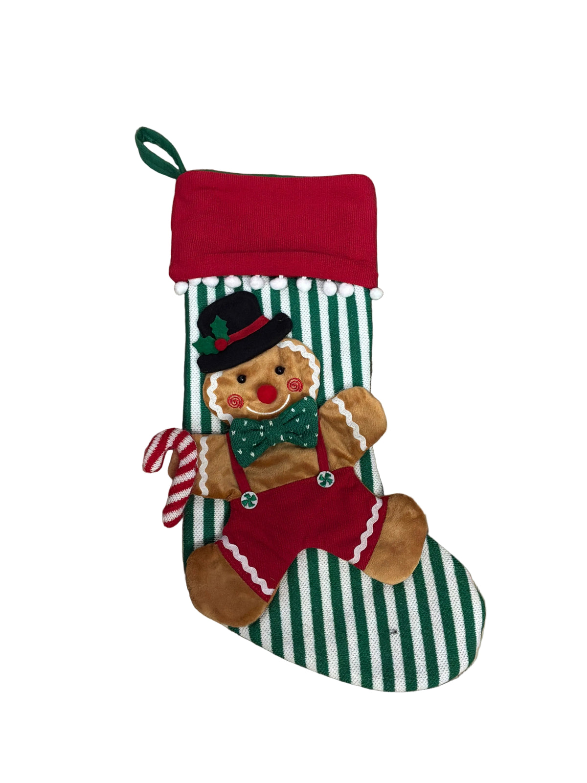 VINTAGE GINGERBREAD GIRL/BOY CHRISTMAS STOCKING