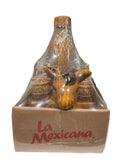 VINTAGE CERAMIC DONKEY WITH CART TEQUILA
