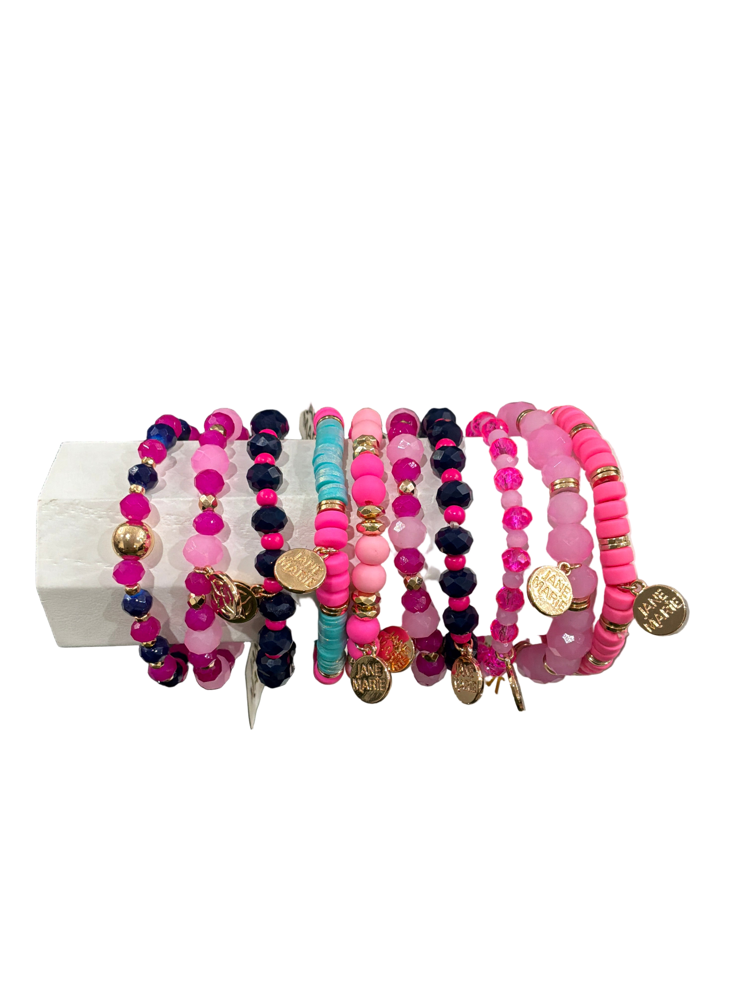 KIDS'S BRACELET (1)THICK ROW BEADS - ASSORTED
