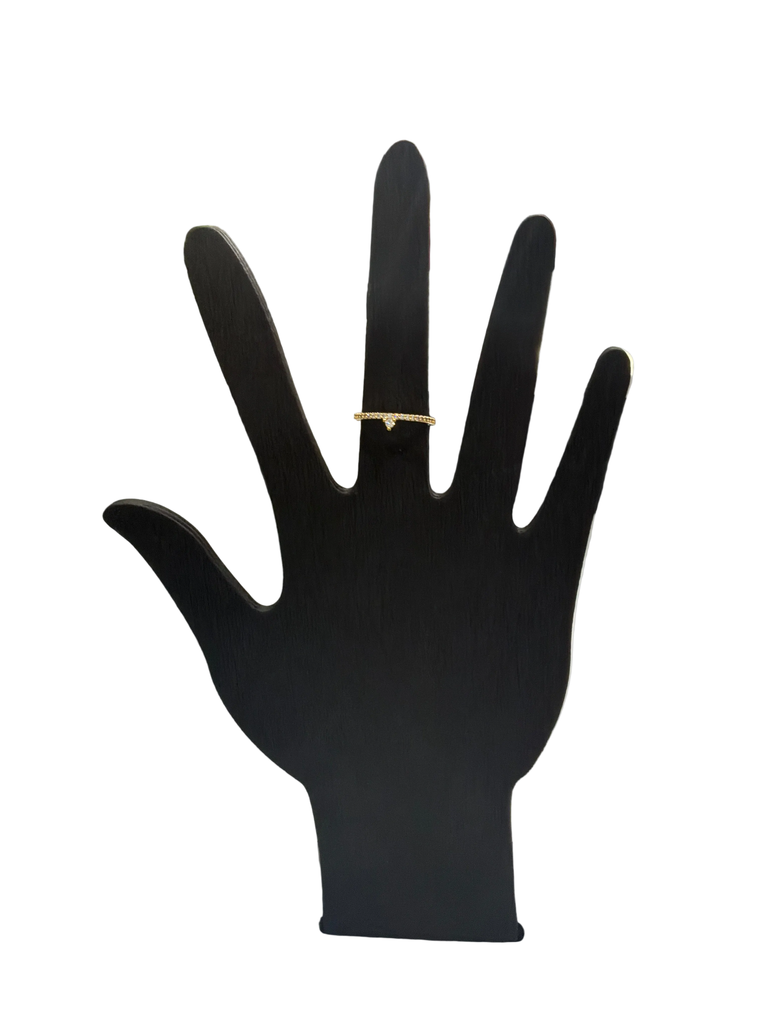 OTHEIA ETERNITY BAND W/ SINGLE TRI PRONG