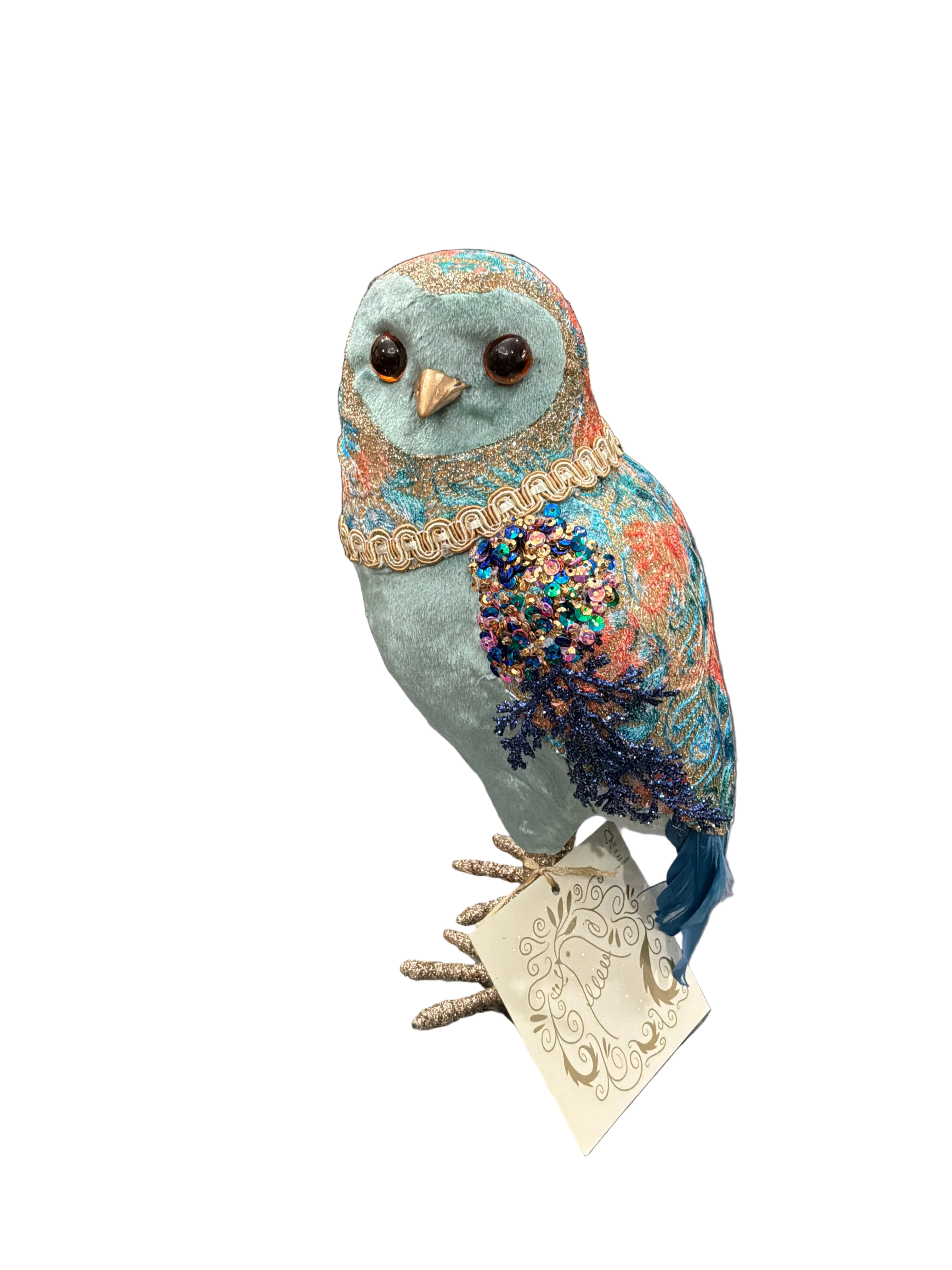 VINTAGE BLUE BIRD WITH SEQUENCE