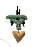 22' MANDGO WOOD ROSARY HEART