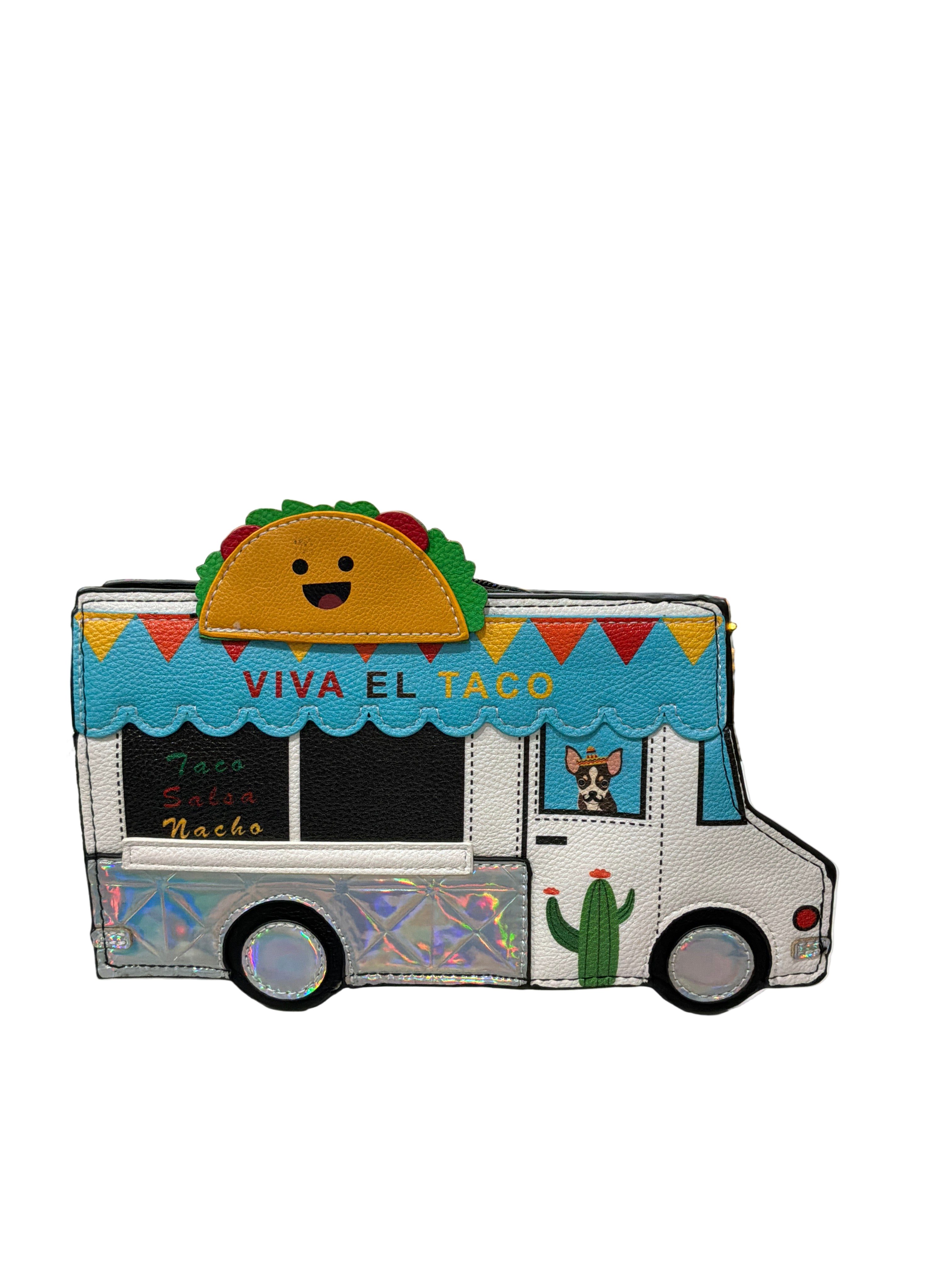 TACO TRUCK CROSS BODY BAG IN VINLY