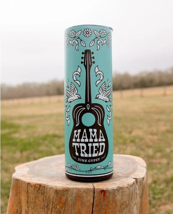 MAMA TRIED TURQUOISE TUMBLER