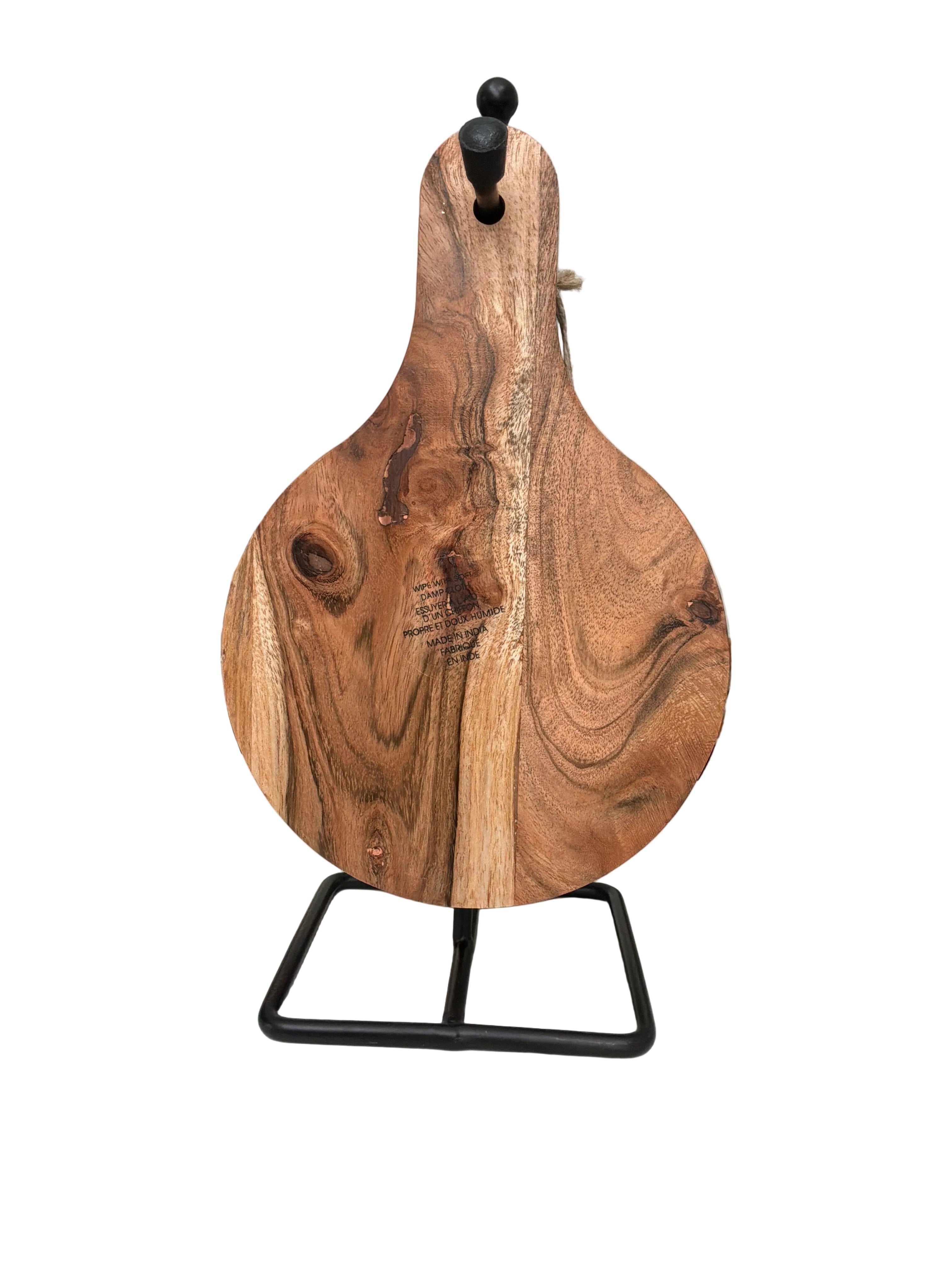 SM 4-WOOD SERVING BOARD/STAND