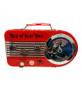 MR. HALLOWEEN 10-INCH TRICK OR TREAT ORANGE RADIO