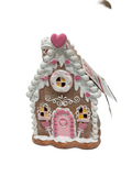 GINGERBREAD HOUSE WITH HEARTS