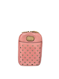 BRANGIO CROSSBODY PINK W/HEARTS