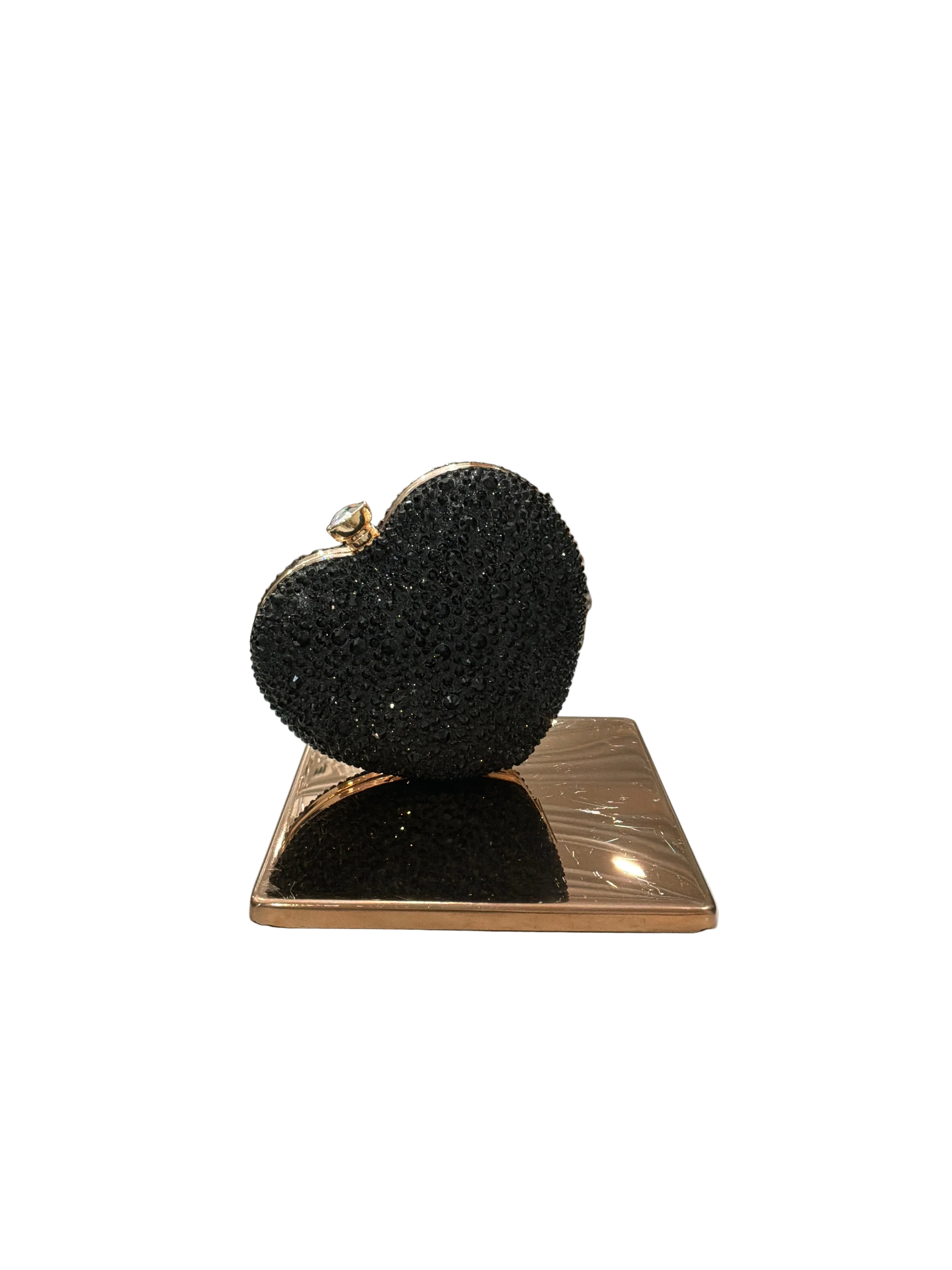 NTT SM BLACK HEART W/ SONES CTR DIAMOND