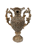 GOLD VASE 16'X12"