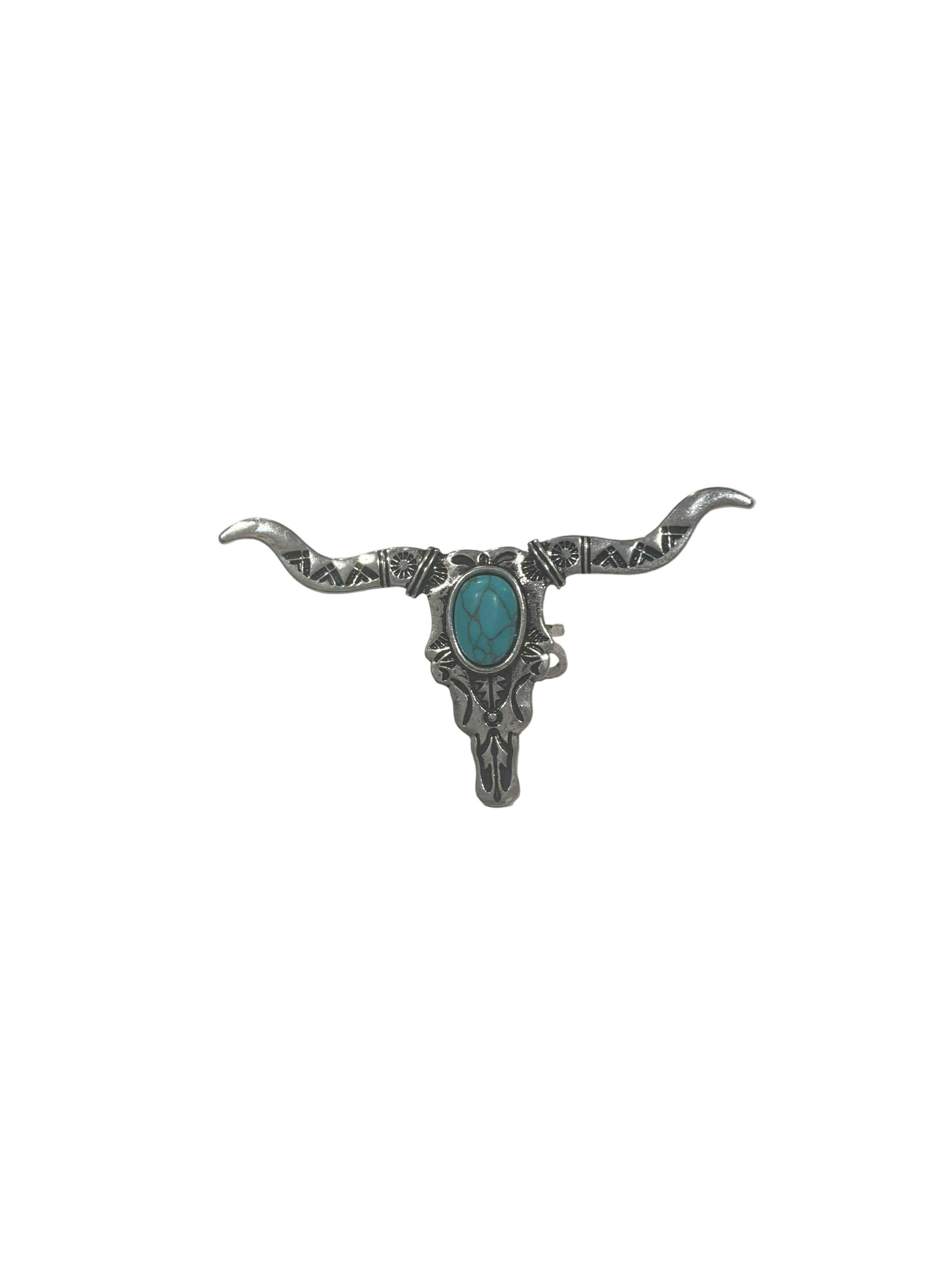 PH RING LONGHORN SOUTHWESTERN STYLE