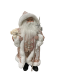 X-MAS SANTA W/TEDDY/STAFF/SNOWFLAKE