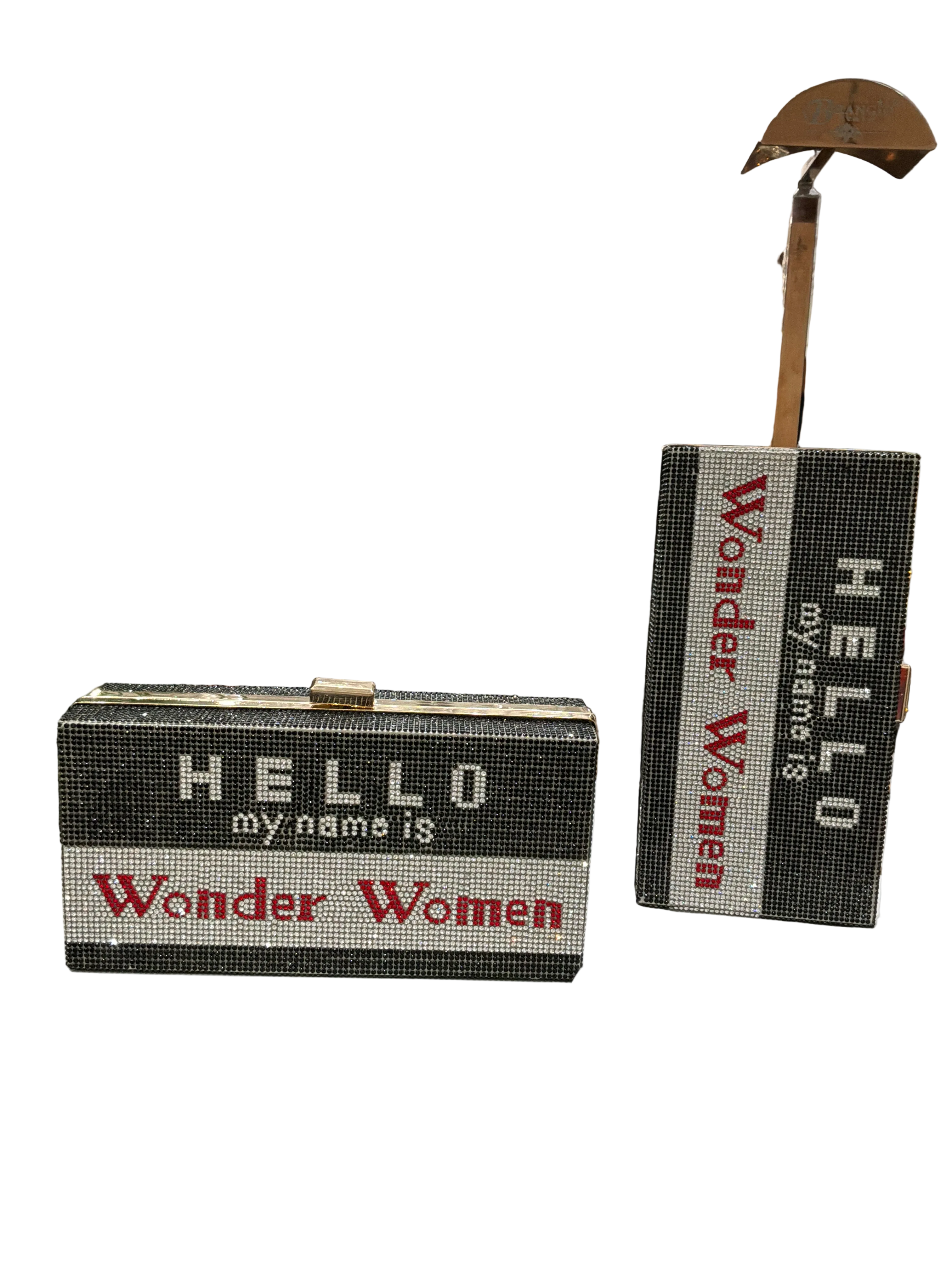 NTT SQ BLING WONDER WOMAN CB PURSE