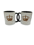 LA DAMA FINA MUG GOLD CROWN