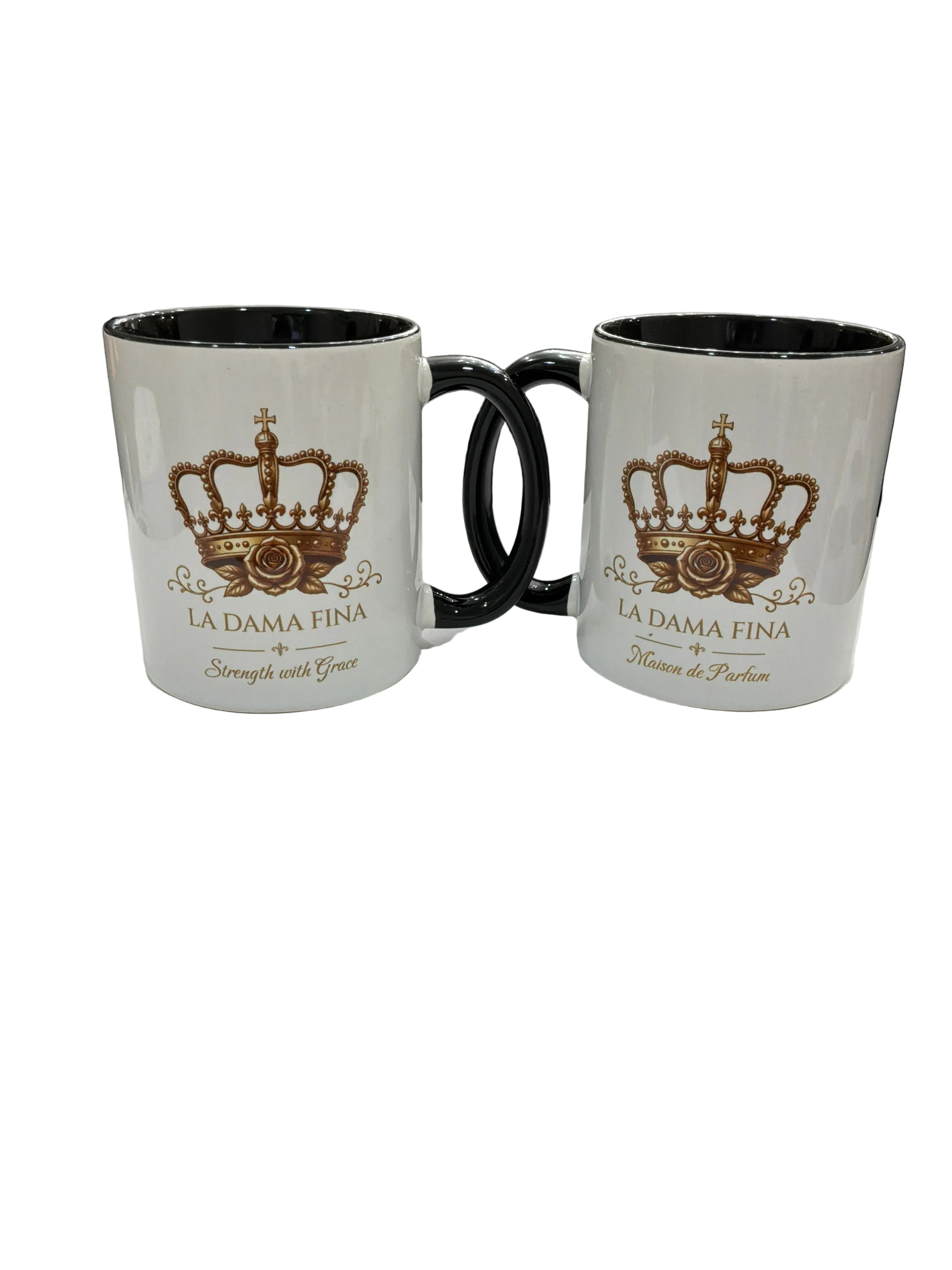LA DAMA FINA MUG GOLD CROWN