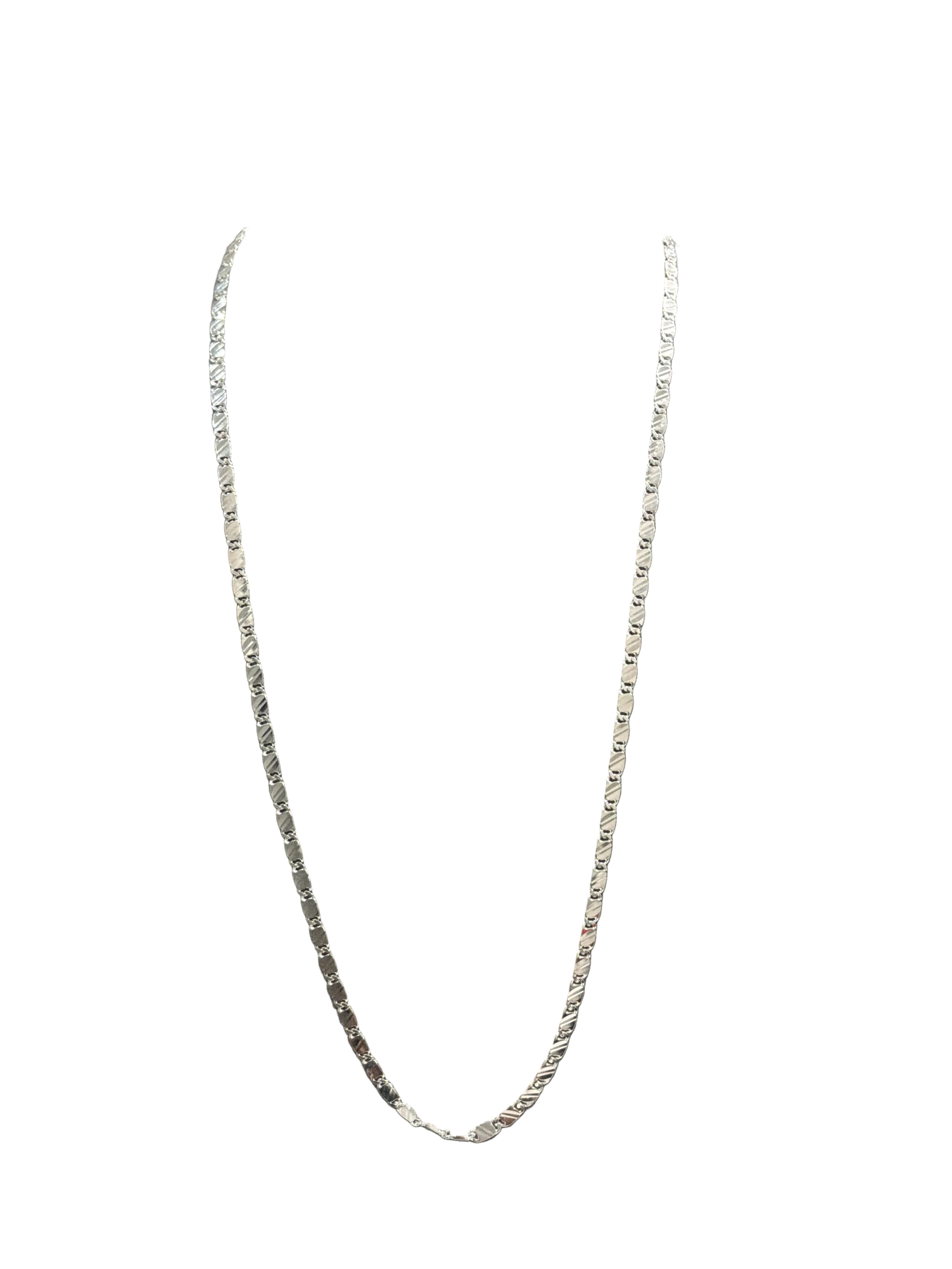18" FLAT ANCHOR 925 STERLING SILVER NECKLACE PURITY