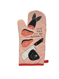 OVEN MITT "SATAY OUT OF MY KITCHEN"