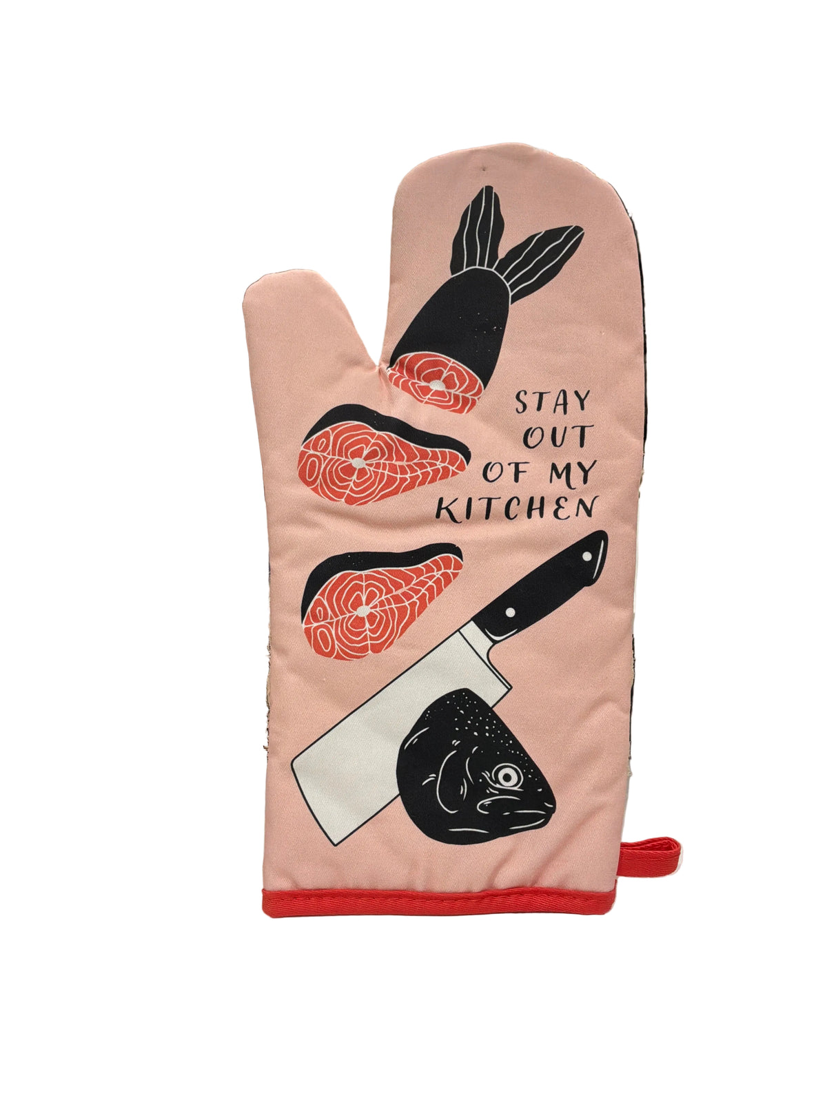 OVEN MITT "SATAY OUT OF MY KITCHEN"