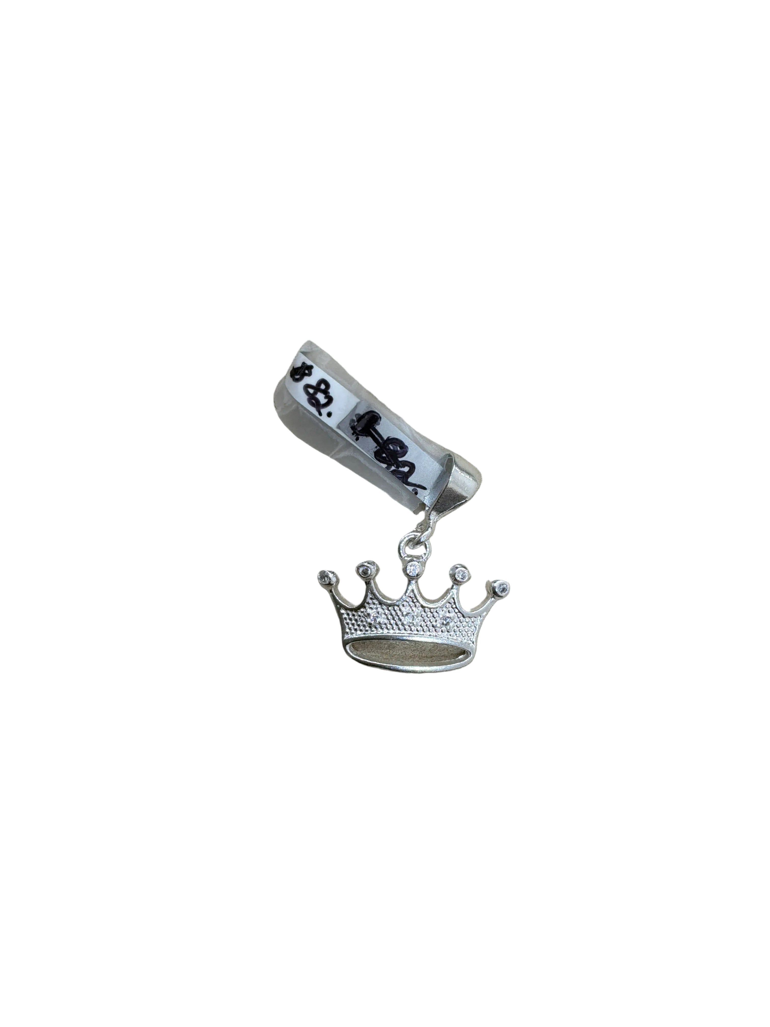STERLING SILVER CROWN FIVE DISTINCT POINTS CHARM
