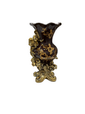 ANTIQUE VASE BURGANDY/GD