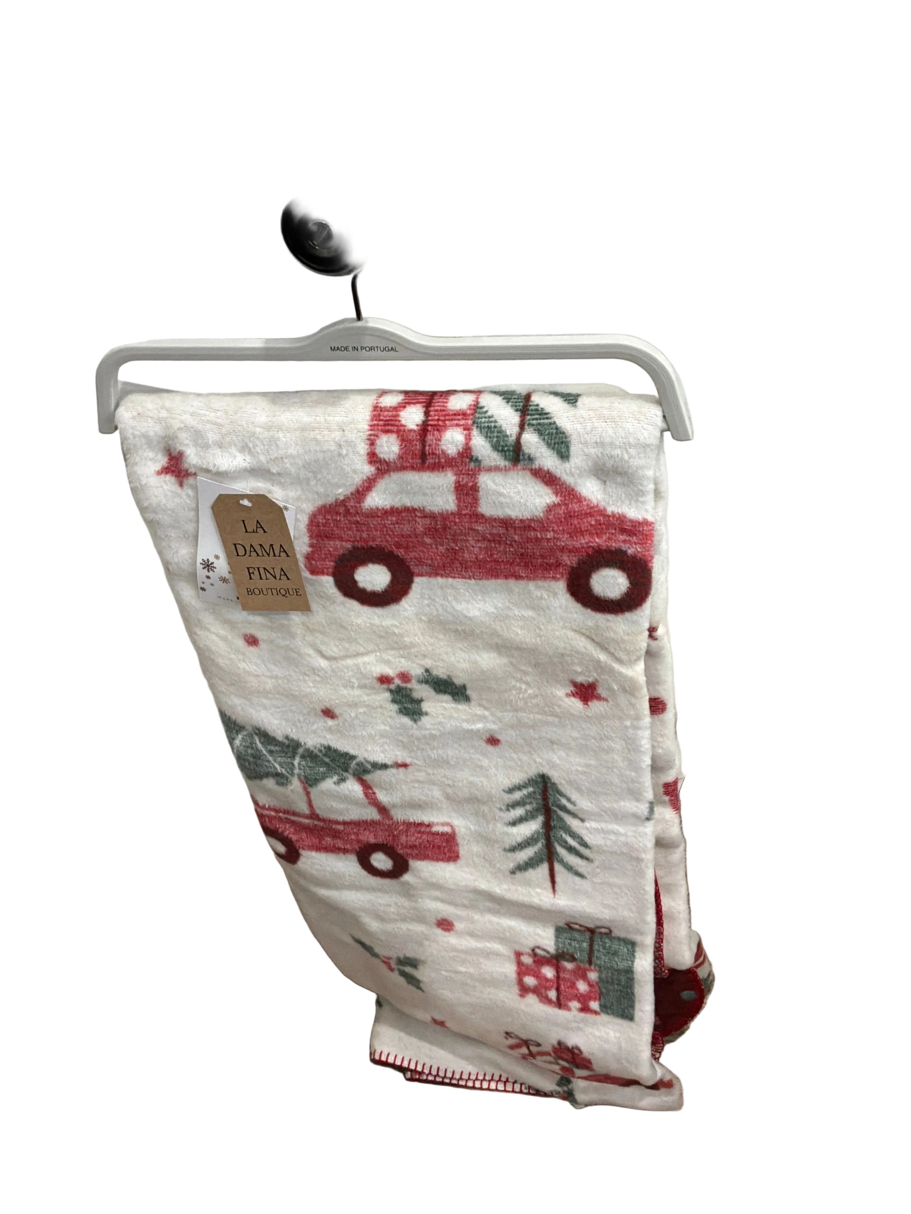 DOCOFIL X-MAS THROW TRUCK/TREES