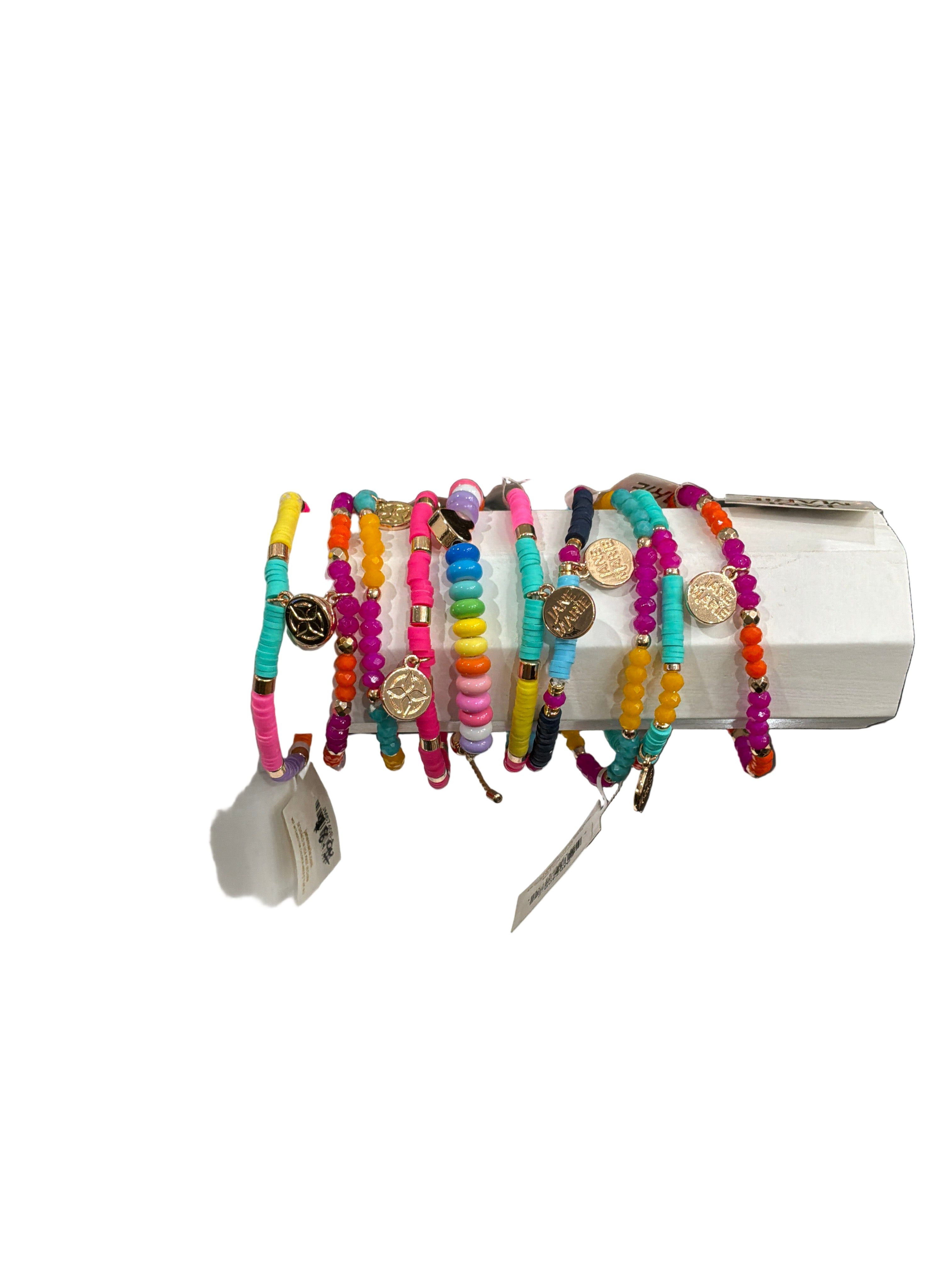 KIDS'S BRACELET SMALL (1)THIN ROW BEADS - ASSORTED