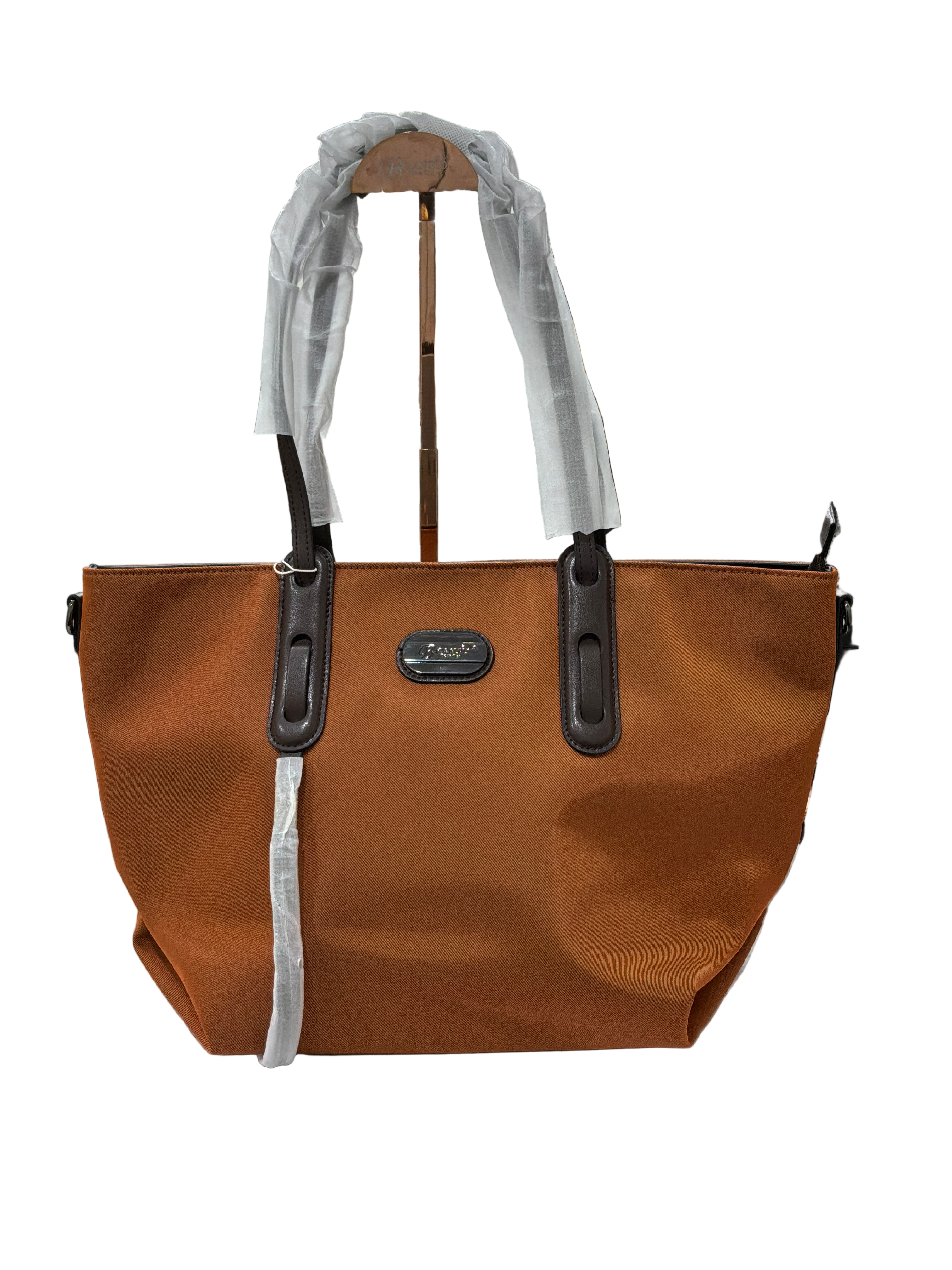 BRANGIO ITALY HANDBAG ORANGE TOTE