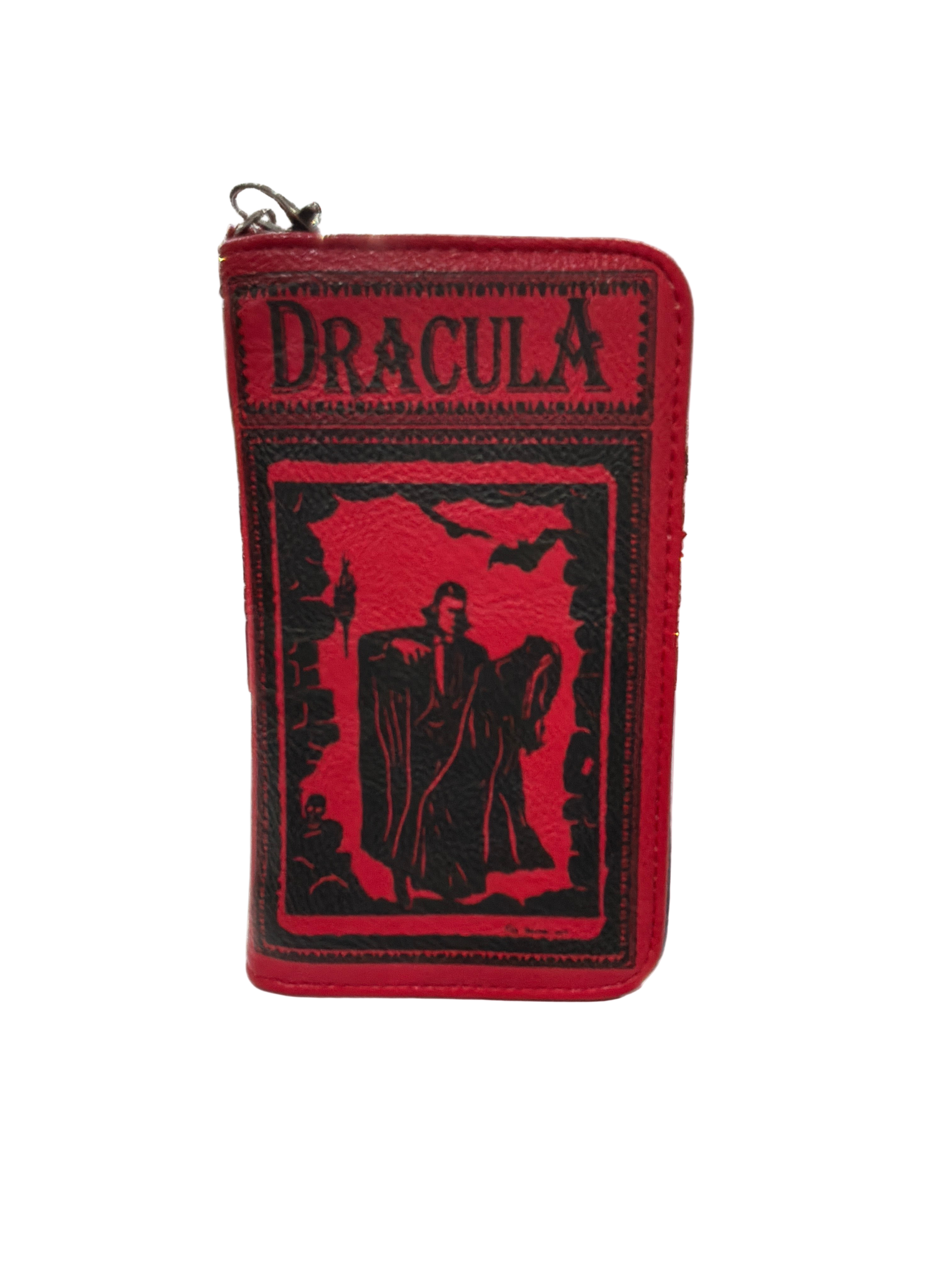 DRACULA WALLET IN RED VINLY