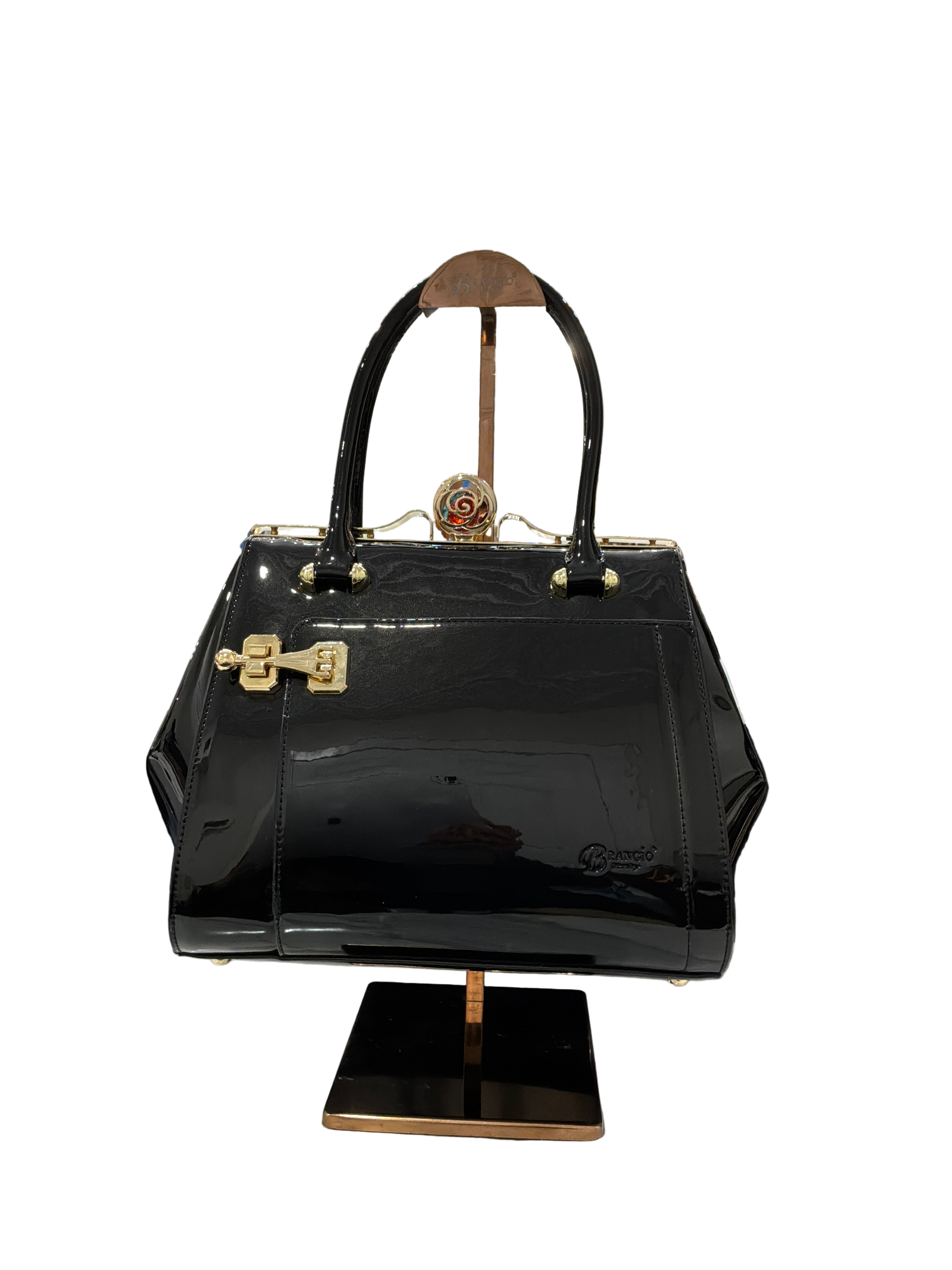 BRANGIO EURO MODA BLACK HANDBAG