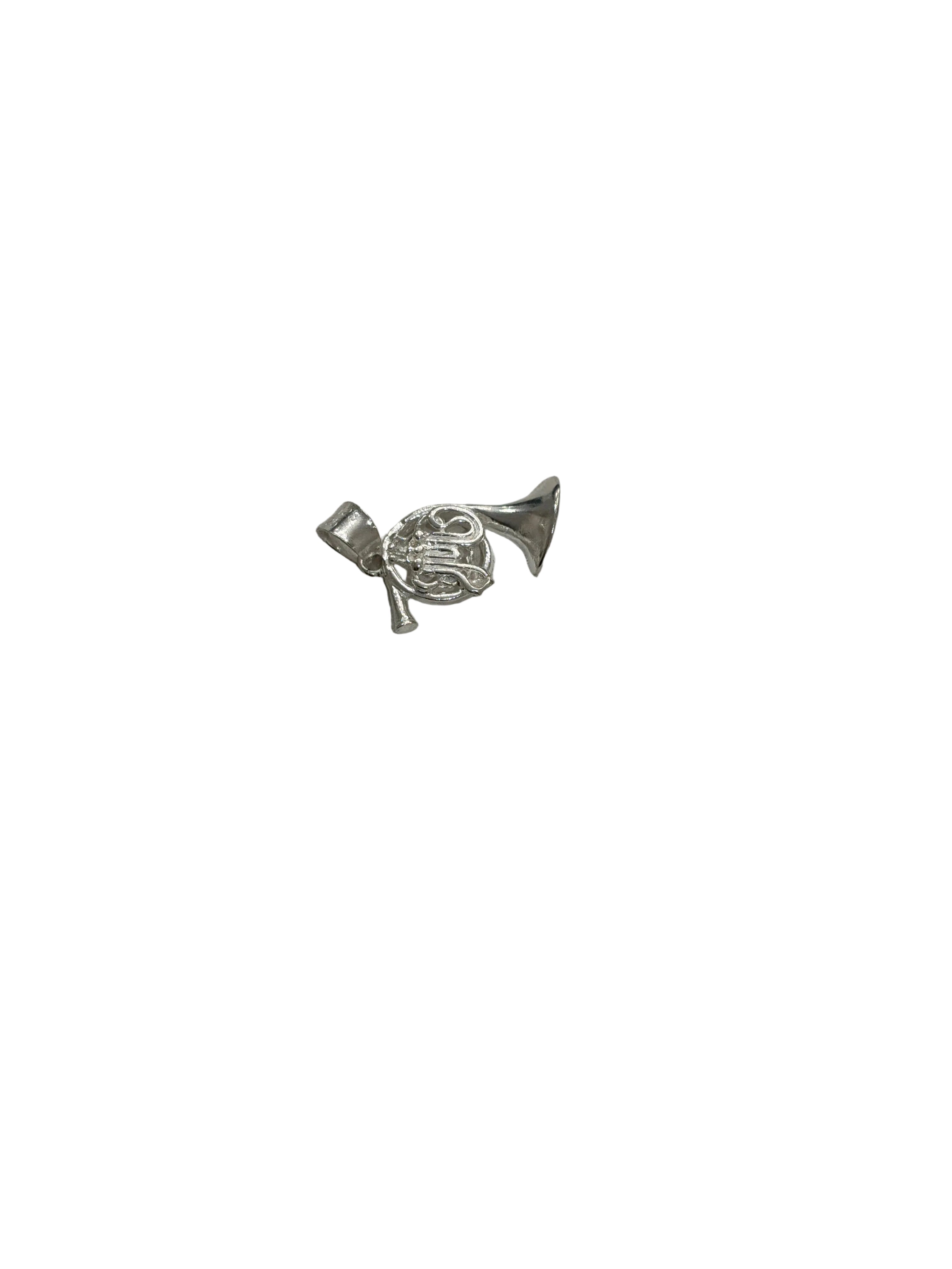 STERLING SILVER FRENCH HORN CHARM