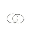 STERLING SILVER ARRACADA DIAMANTE EARRINGS 09-50MM