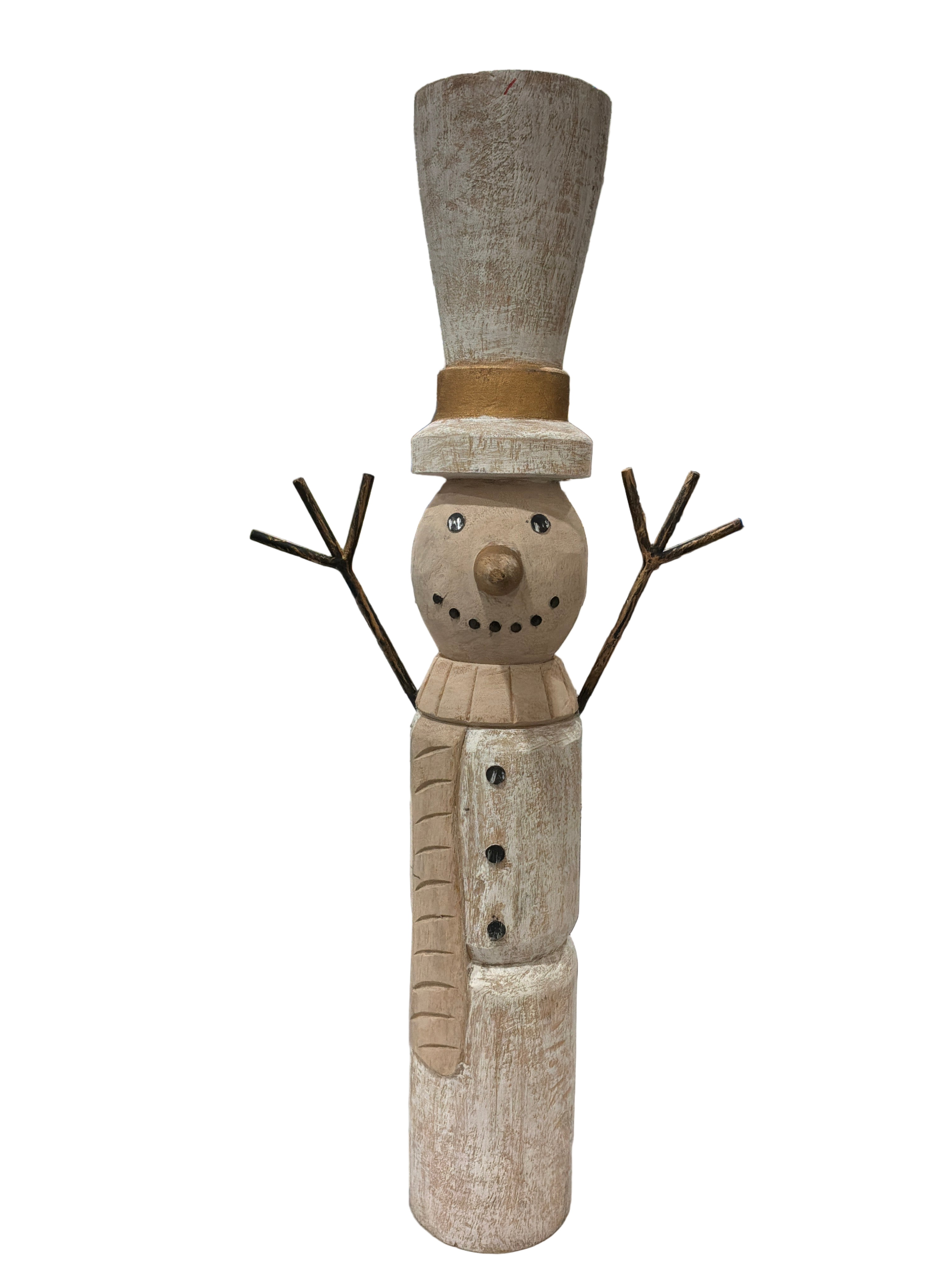 WOOD SNOWMAN X-MAS