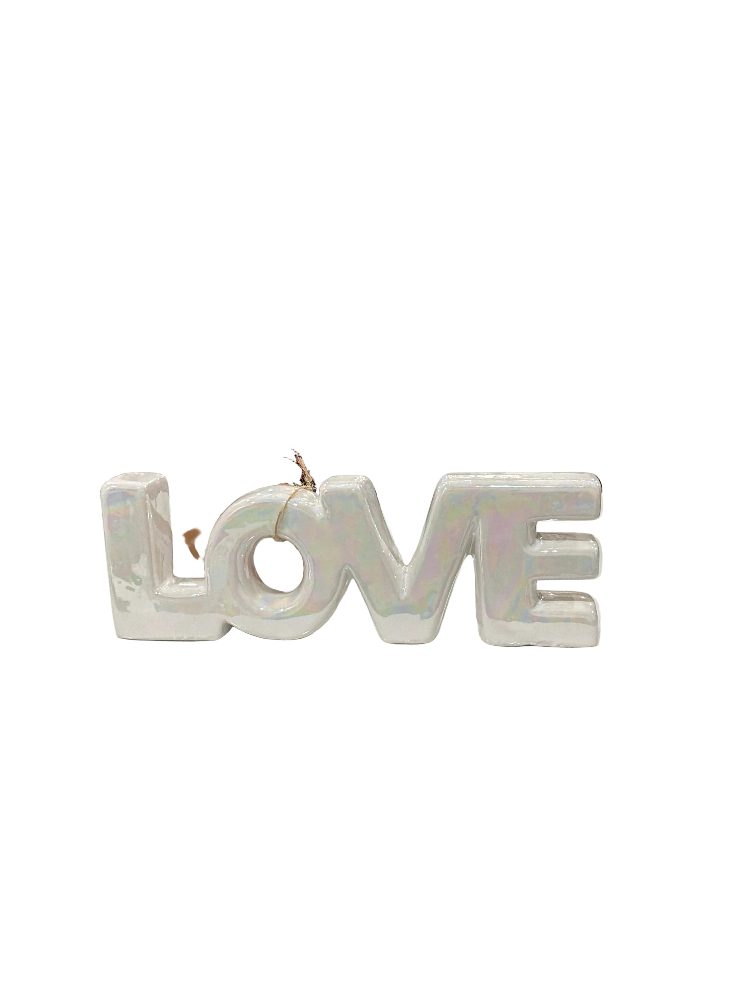 CERAMIC LOVE ACCENT SIGN