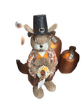 BEAVER WITH BLACK HAT
