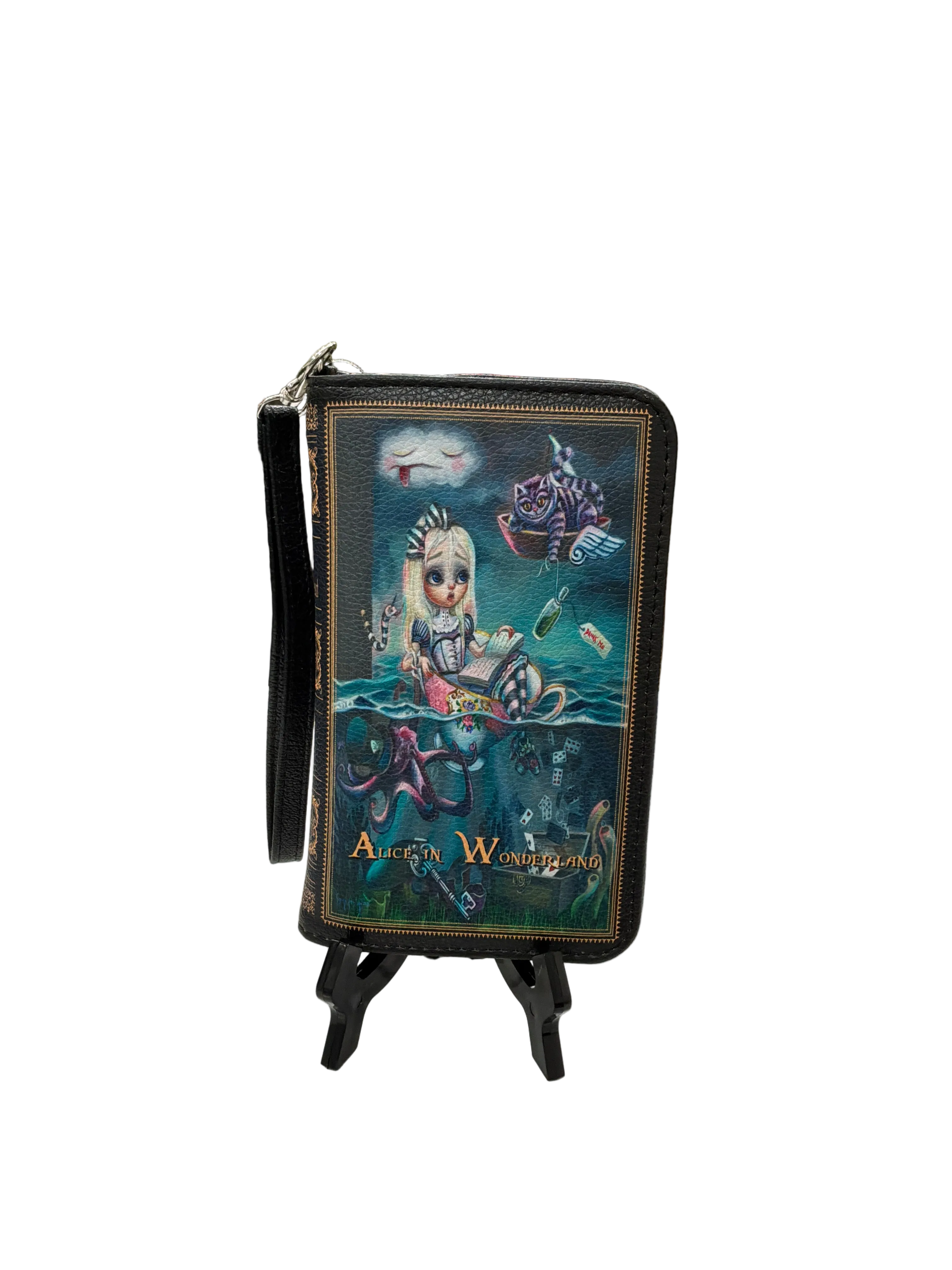 TEARY ALICE IN WONDERLAND WALLET VINYL