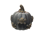 GOTHIC STYLE MATTE BLACK TABLETOP PUMPKIN
