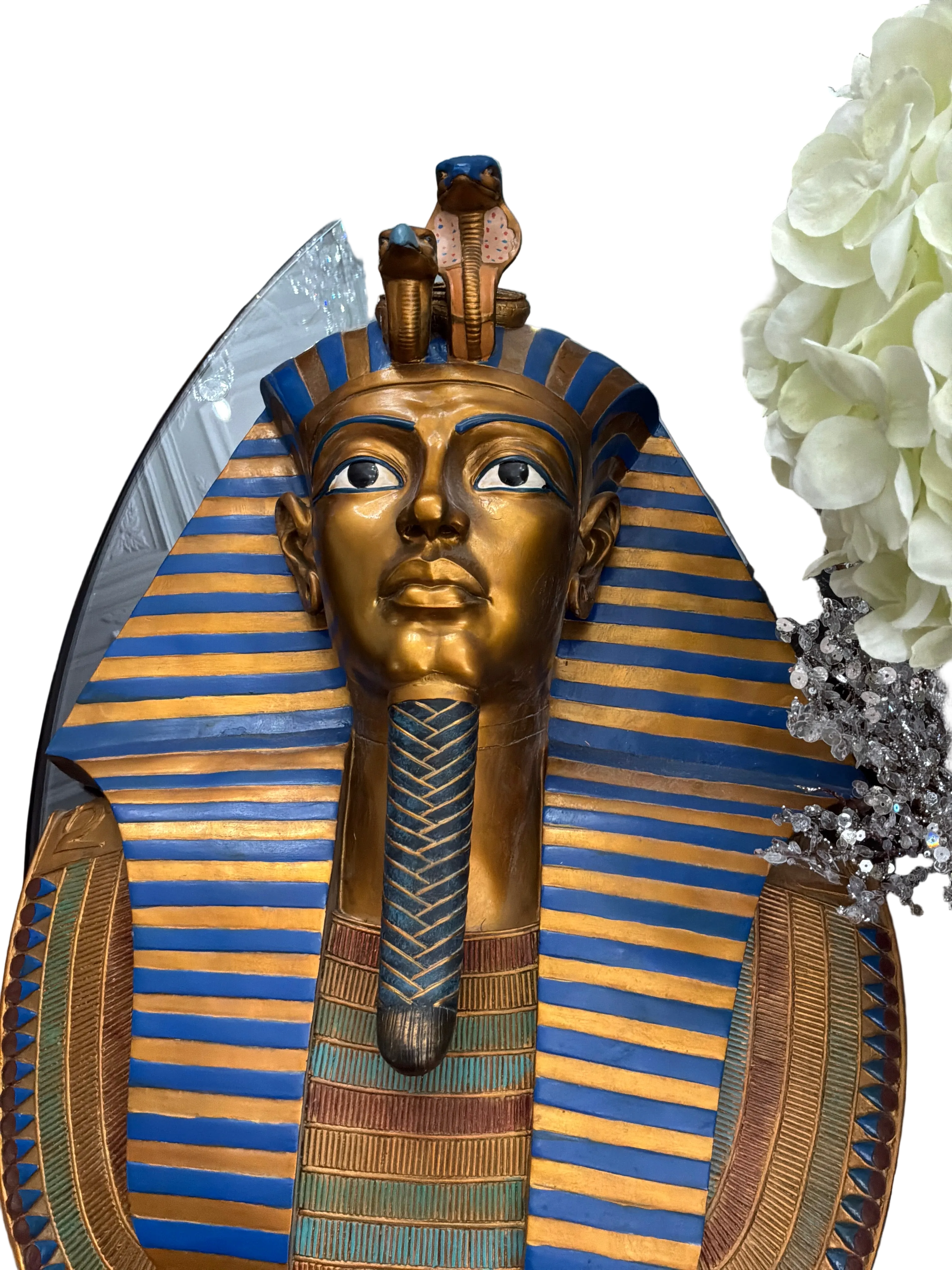 KING TUT BUST STAUTE WALL ART