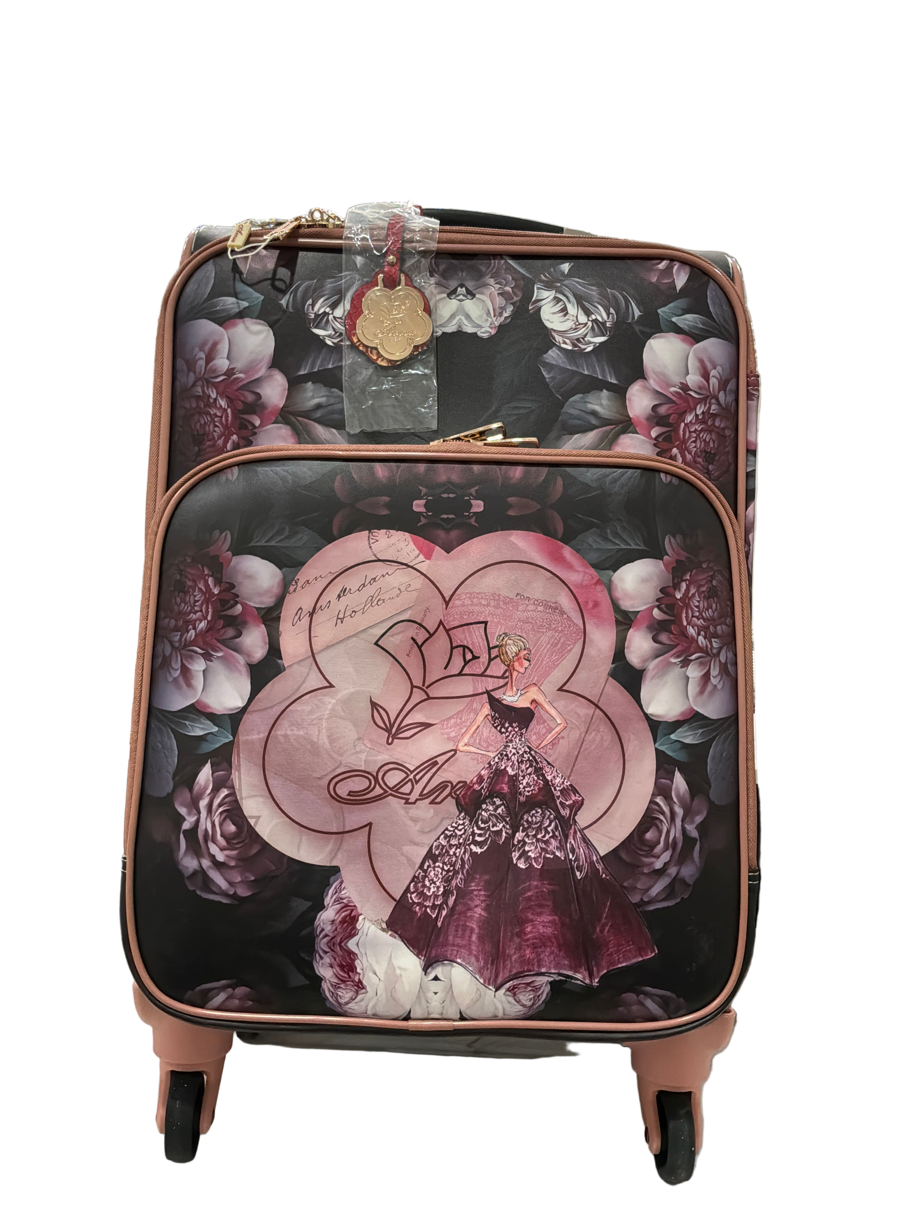 BRANGIO QUEEN AROSA LUGGAGE BURGANDY