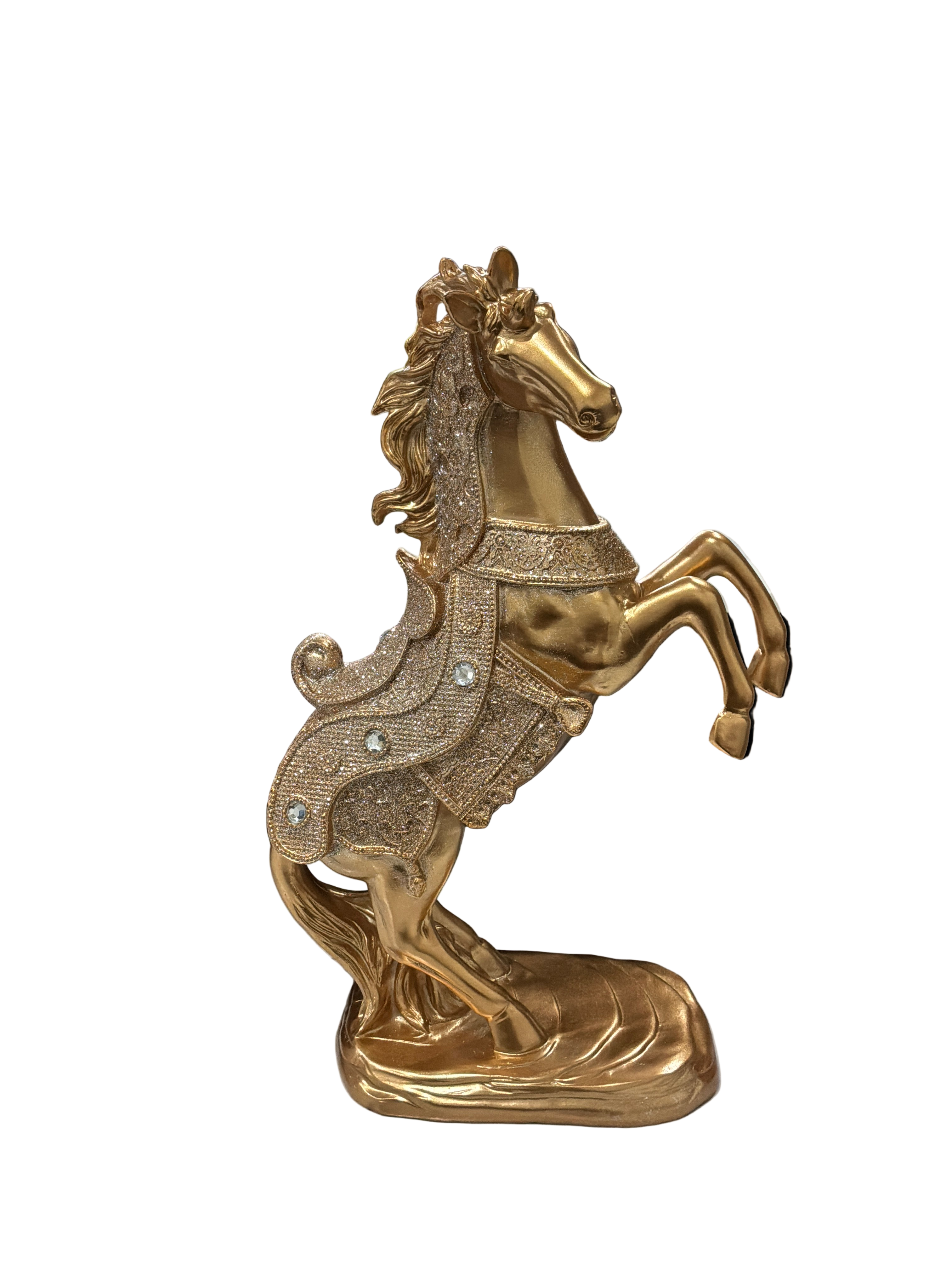 HORSE CHAMPAGNE GOLD LG