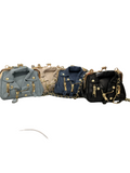 SM JACKET PURSE W/ GOLD CHAIN