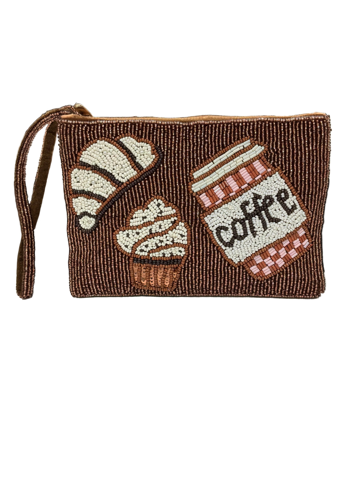 COFFEE CUP, CROISSANT & CUPCAKE COIN PURSE