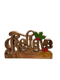 X-MAS HOME DECOR STAND "BELIEVE"