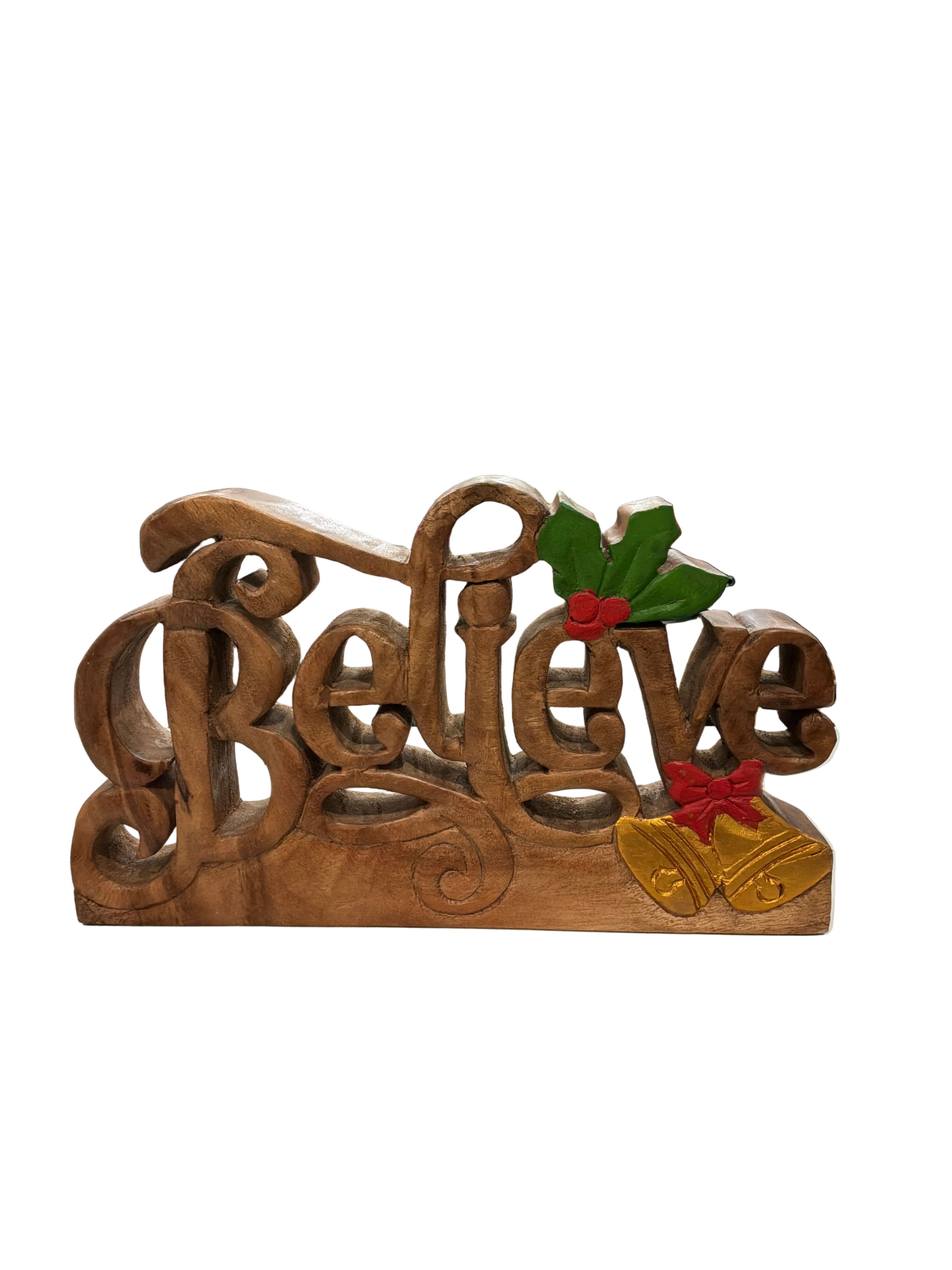 X-MAS HOME DECOR STAND "BELIEVE"